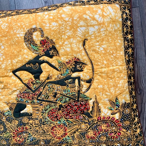 Yellow and Black Decorative Pillow - Picture 11 of 14